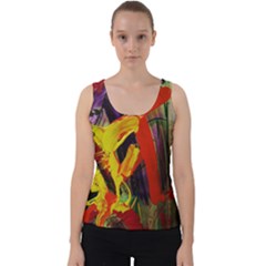 Fish And Bread1/2 Velvet Tank Top