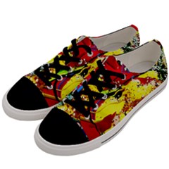 Yellow Roses 3 Men s Low Top Canvas Sneakers by bestdesignintheworld