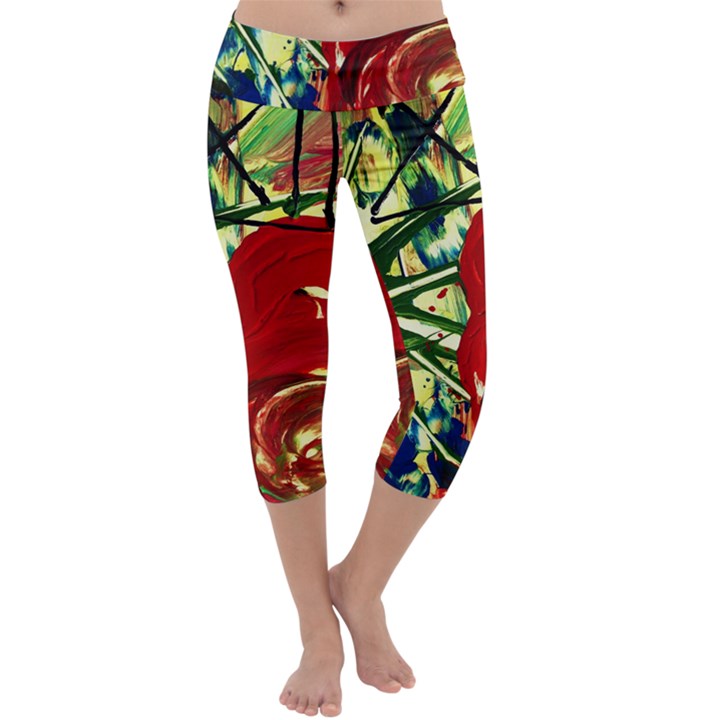 Irish Clock Capri Yoga Leggings