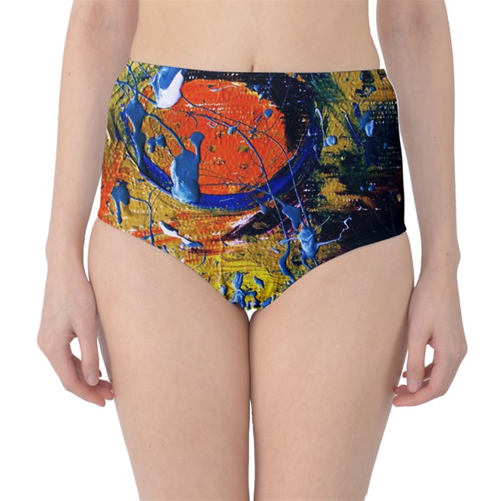 Lunar Eclipse 6 Classic High-Waist Bikini Bottoms