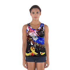 Smashed Butterfly 5 Sport Tank Top  by bestdesignintheworld