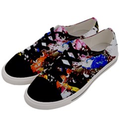 Smashed Butterfly 5 Men s Low Top Canvas Sneakers by bestdesignintheworld