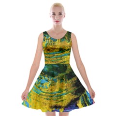 One Minute Egg 4 Velvet Skater Dress by bestdesignintheworld