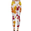 Beautiful Autumn Leaves Vector Inside Out Leggings View2