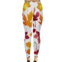 Beautiful Autumn Leaves Vector Inside Out Leggings View4