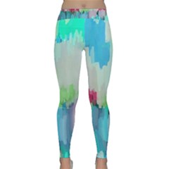 Abstract Background Classic Yoga Leggings