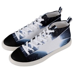 Portrait Panther Men s Mid-top Canvas Sneakers by Modern2018