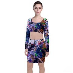 Jealousy   Battle Of Insects 6 Long Sleeve Crop Top & Bodycon Skirt Set by bestdesignintheworld