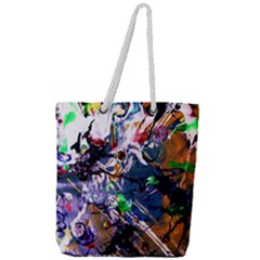 Jealousy   Battle Of Insects 6 Full Print Rope Handle Tote (large) by bestdesignintheworld