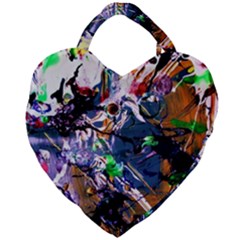 Jealousy   Battle Of Insects 6 Giant Heart Shaped Tote by bestdesignintheworld