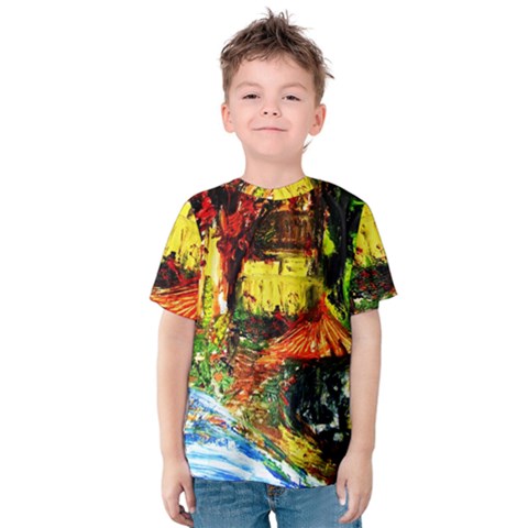 St Barbara Resort Kids  Cotton Tee by bestdesignintheworld