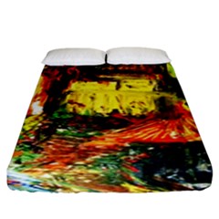 St Barbara Resort Fitted Sheet (king Size) by bestdesignintheworld