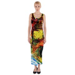 St Barbara Resort Fitted Maxi Dress by bestdesignintheworld