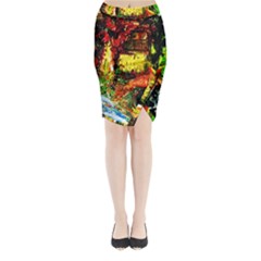 St Barbara Resort Midi Wrap Pencil Skirt by bestdesignintheworld