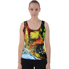 St Barbara Resort Velvet Tank Top by bestdesignintheworld