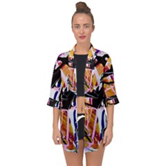 Immediate Attraction 2 Open Front Chiffon Kimono by bestdesignintheworld