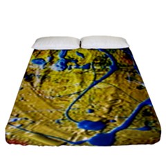 Lunar Eclipse 5 Fitted Sheet (king Size) by bestdesignintheworld