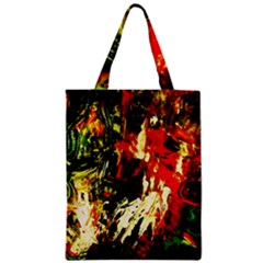 Sunset In A Desert Of Mexico 1 Zipper Classic Tote Bag by bestdesignintheworld