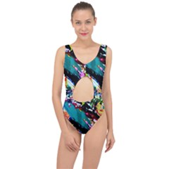 Tulips First Sprouts 6 Center Cut Out Swimsuit