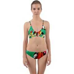 Tulips First Sprouts 7 Wrap Around Bikini Set by bestdesignintheworld