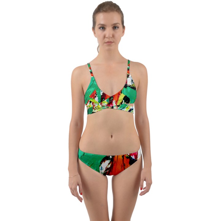 Tulips First Sprouts 7 Wrap Around Bikini Set