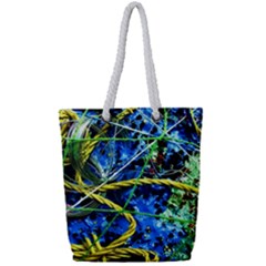 Moment Of The Haos 7 Full Print Rope Handle Tote (small) by bestdesignintheworld