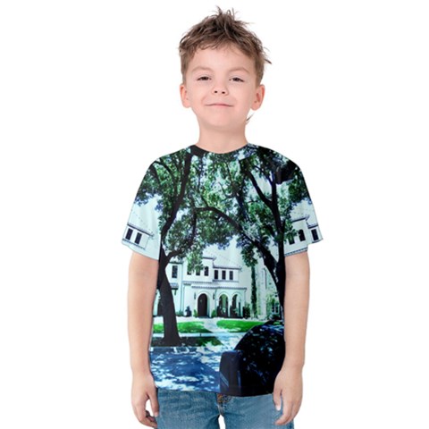 Hot Day In Dallas 16 Kids  Cotton Tee by bestdesignintheworld