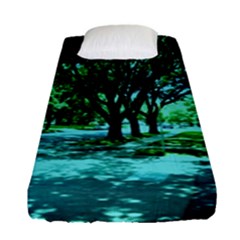 Hot Day In Dallas 5 Fitted Sheet (single Size) by bestdesignintheworld