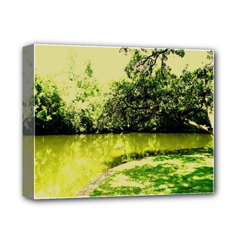 Lake Park 9 Deluxe Canvas 14  X 11  by bestdesignintheworld