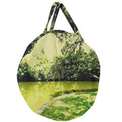 Lake Park 9 Giant Round Zipper Tote by bestdesignintheworld