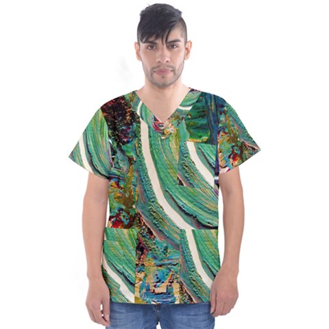 Matters Most 3 Men s V-neck Scrub Top by bestdesignintheworld