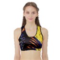 Cryptography Of The Planet 2 Sports Bra with Border View1