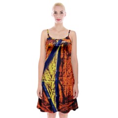 Cryptography Of The Planet 9 Spaghetti Strap Velvet Dress by bestdesignintheworld