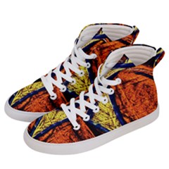 Cryptography Of The Planet 9 Men s Hi-top Skate Sneakers by bestdesignintheworld