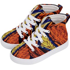 Cryptography Of The Planet 9 Kid s Hi-top Skate Sneakers by bestdesignintheworld