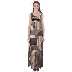 Jurisprudence - Gustav Klimt Empire Waist Maxi Dress by Valentinaart