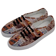 The Three Ages Of Woman- Gustav Klimt Men s Classic Low Top Sneakers by Valentinaart