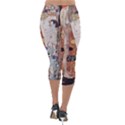 The Three Ages of Woman- Gustav Klimt Lightweight Velour Capri Leggings  View2