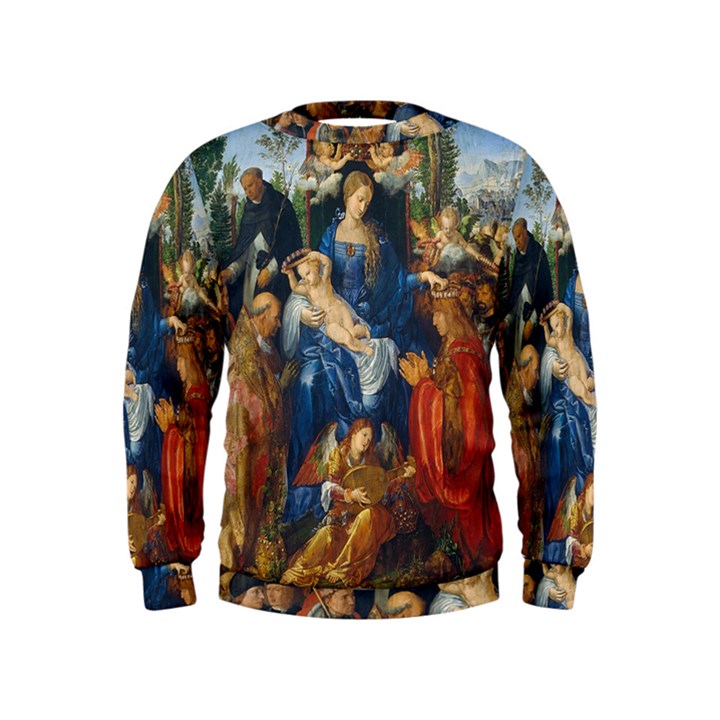 Feast of the Rosary - Albrecht Dürer Kids  Sweatshirt