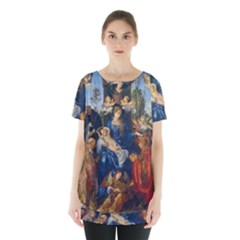 Feast Of The Rosary - Albrecht Dürer Skirt Hem Sports Top by Valentinaart