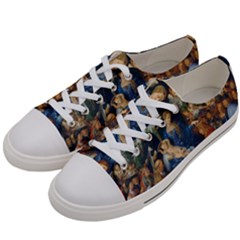 Feast Of The Rosary - Albrecht Dürer Women s Low Top Canvas Sneakers by Valentinaart