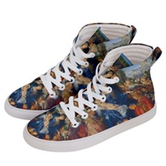 Feast Of The Rosary - Albrecht Dürer Women s Hi-top Skate Sneakers by Valentinaart