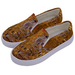 Adele Bloch-bauer I - Gustav Klimt Kids  Canvas Slip Ons by Valentinaart