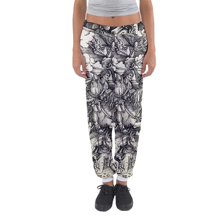 Four Horsemen of the Apocalypse - Albrecht Dürer Women s Jogger Sweatpants