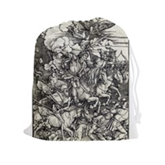 Four Horsemen Of The Apocalypse - Albrecht Dürer Drawstring Pouches (xxl) by Valentinaart