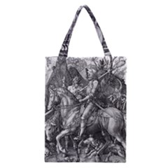 Death And The Devil - Albrecht Dürer Classic Tote Bag by Valentinaart