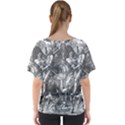 Death and the Devil - Albrecht Dürer V-Neck Dolman Drape Top View2