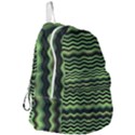 Modern Wavy Stripes Pattern Foldable Lightweight Backpack View3