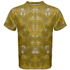 Golden Stars In Modern Renaissance Style Men s Cotton Tee by pepitasart