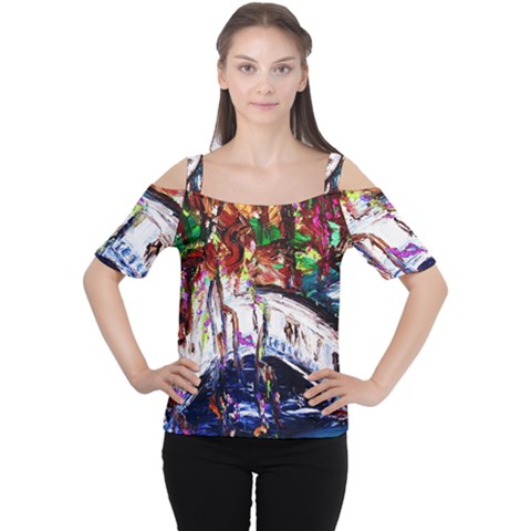 Gatchina Park Cutout Shoulder Tee by bestdesignintheworld